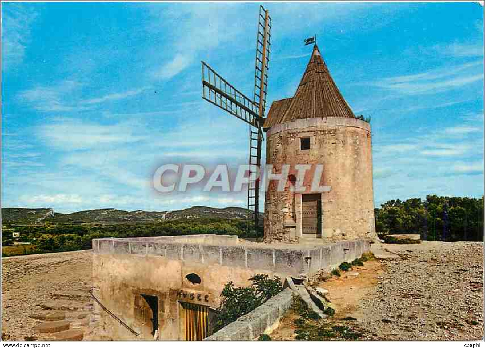 CPM La Provence Fontvieille (B du R) Moulin de Daudet d'ou le celebre conteur data ses lettres