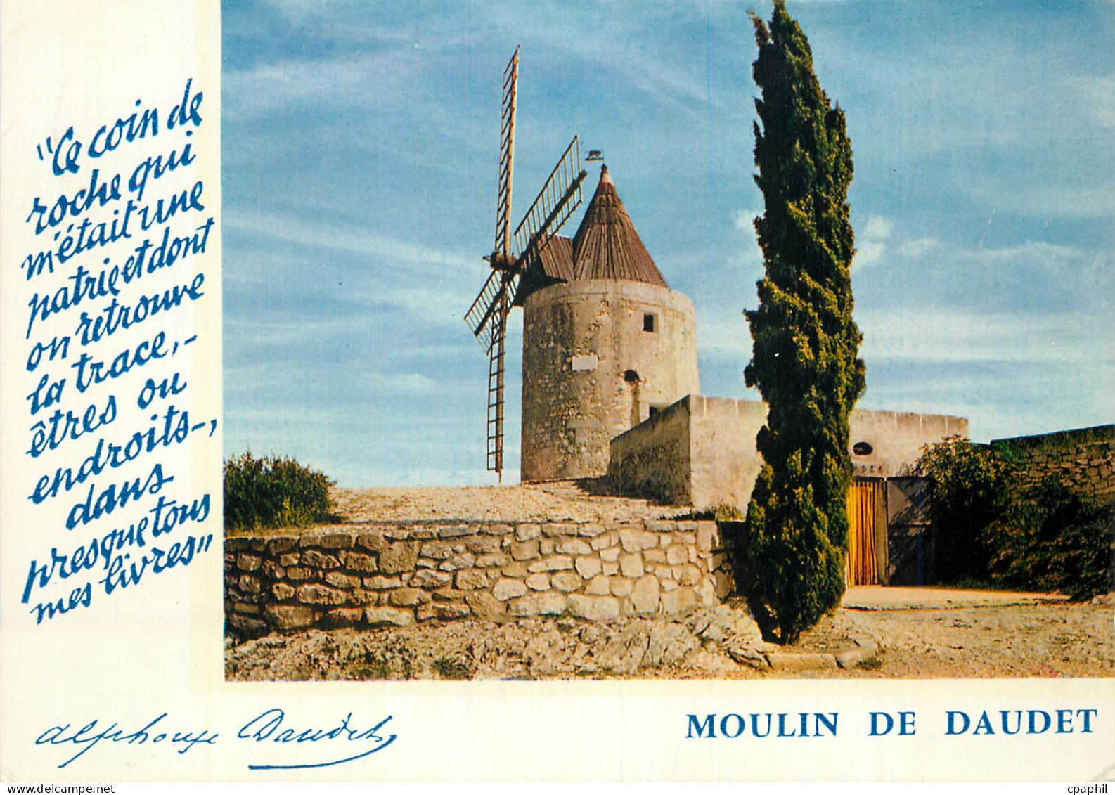 CPM La Provence Fontvieille (Bouches du Rhone) Le Moulin de Daudet