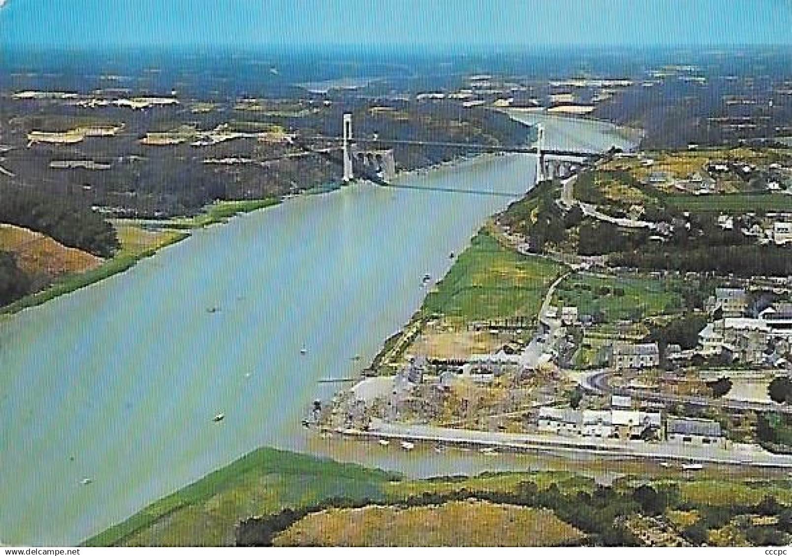CPM La Roche Bernard Le nouveau pont sur la Vilaine et vue générale