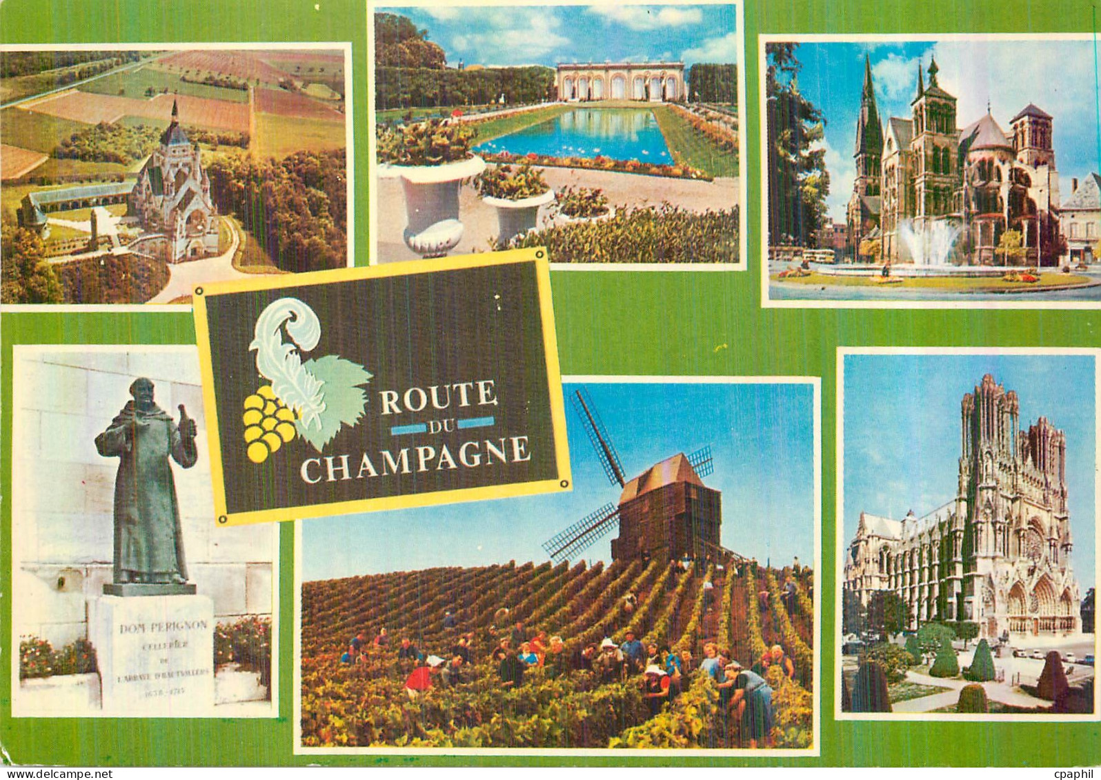 CPM la Route du Champagne Dormans Epernay