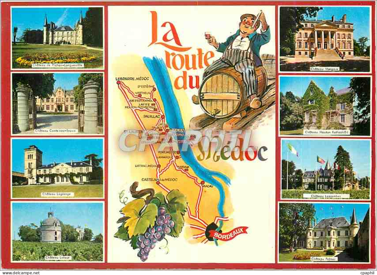 CPM La Route du Medoc