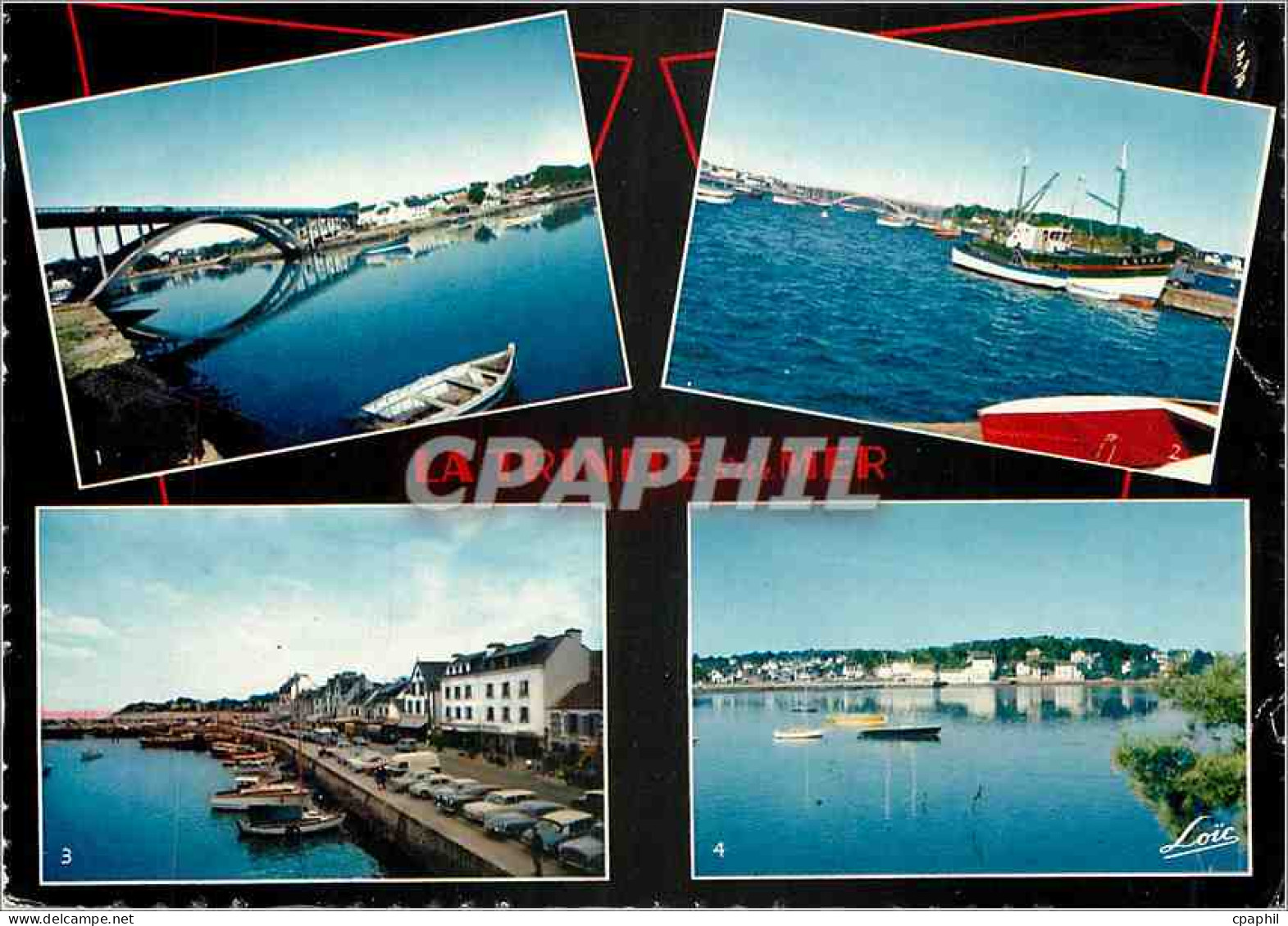 CPM La Trinite sur mer Le Port Pont de Kerisper L'Embarcadere Les Quais Le Port