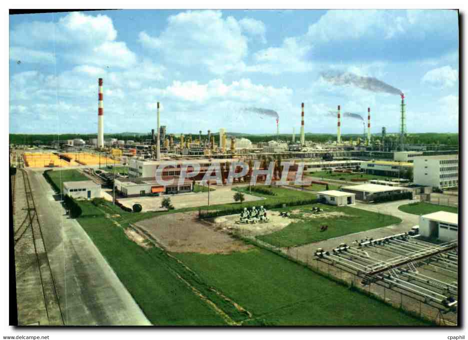 CPM Lacq Vue Generale Raffinerie Petrole Energie
