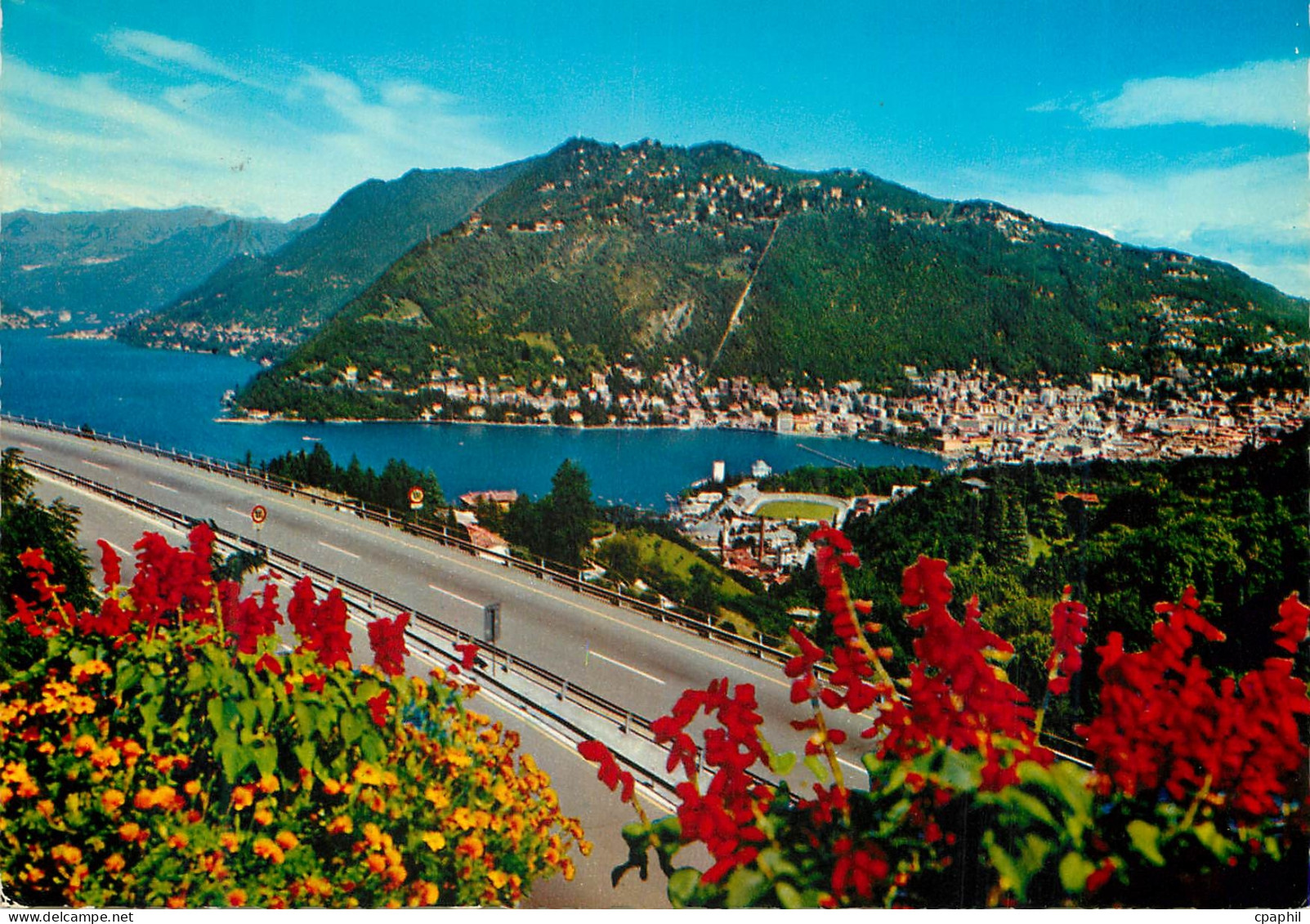 CPM Lago di Como Panorama du Como e Brunate
