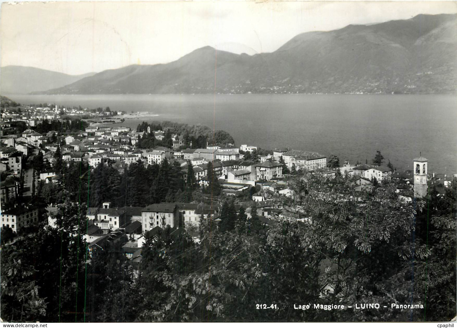 CPM Lago Maggiore Luino Panorama