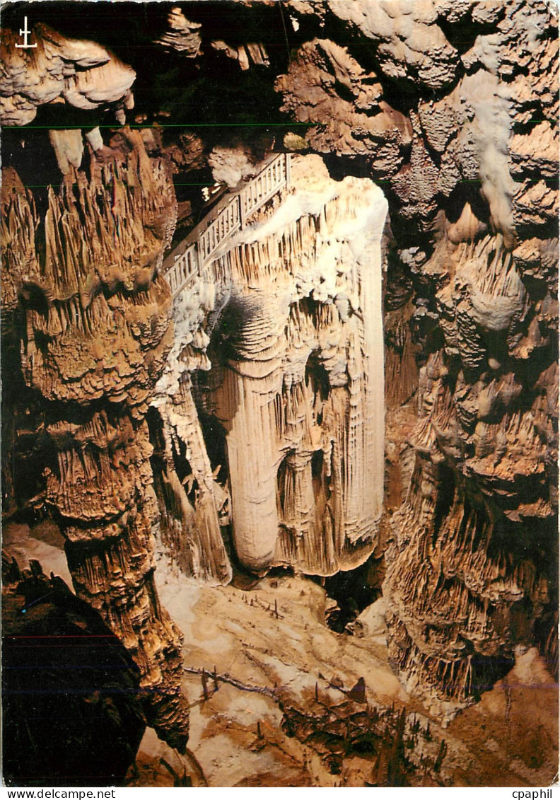 CPM Languedoc La Grotte des Demoiselles a St Bauzille de Putois Salle de la Cathedrale