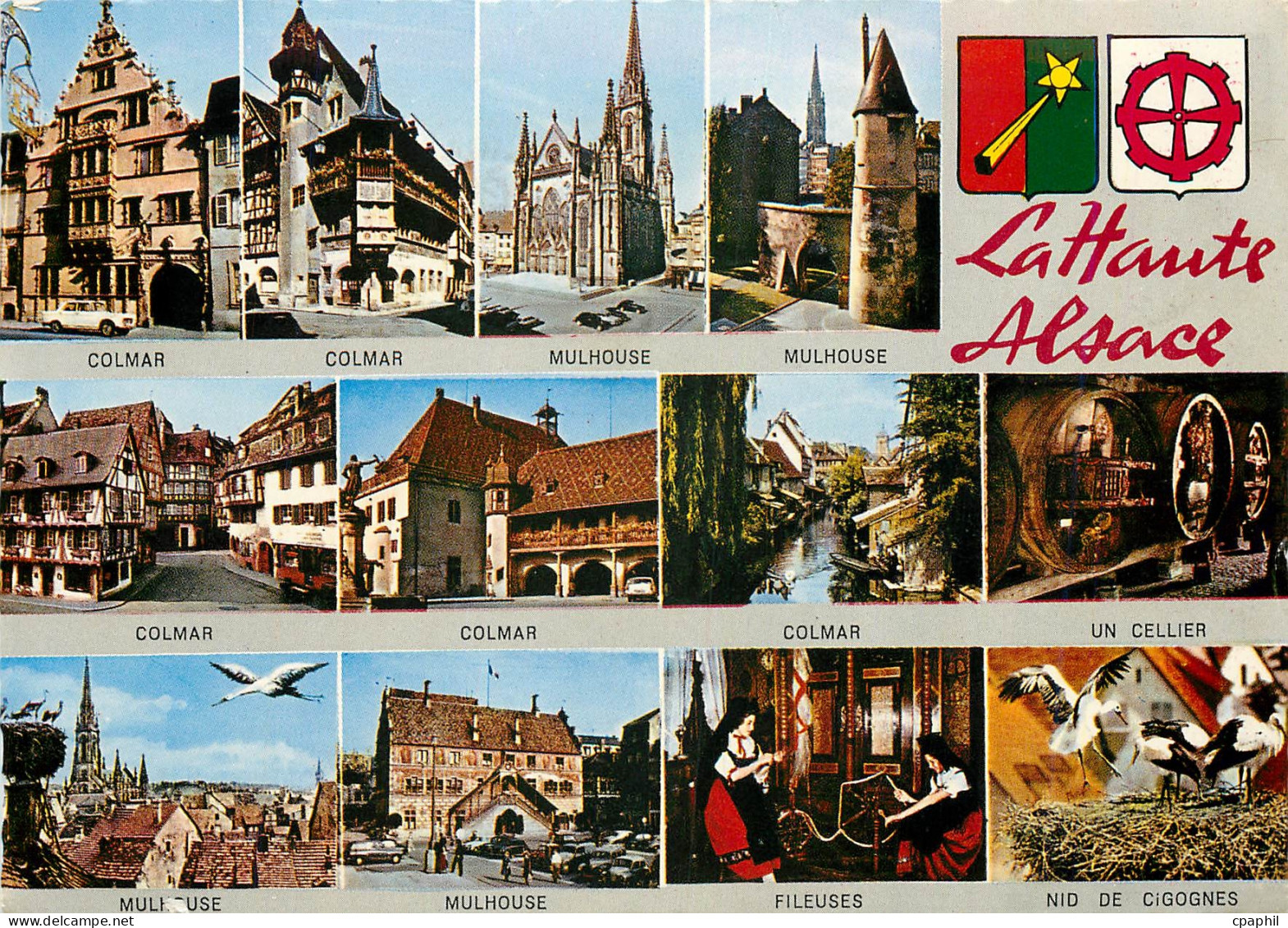 CPM Lattante Alsace
