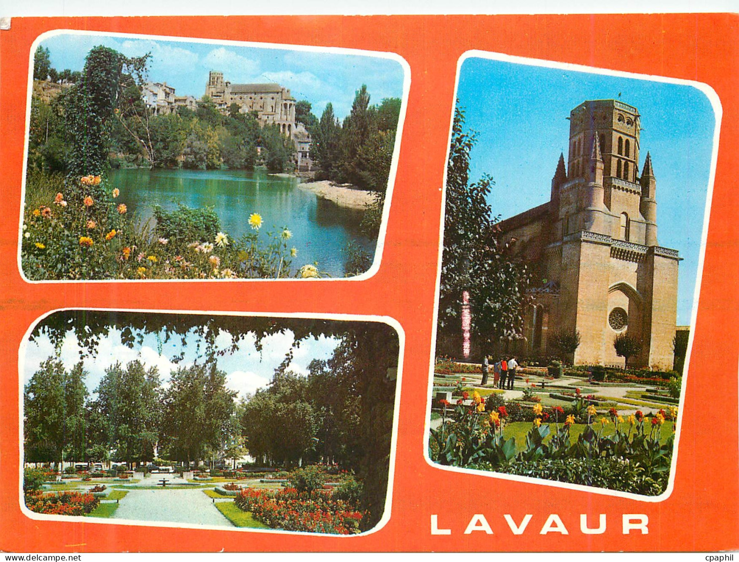 CPM Lavaur La Cathedrale Saint Alain les Jardins