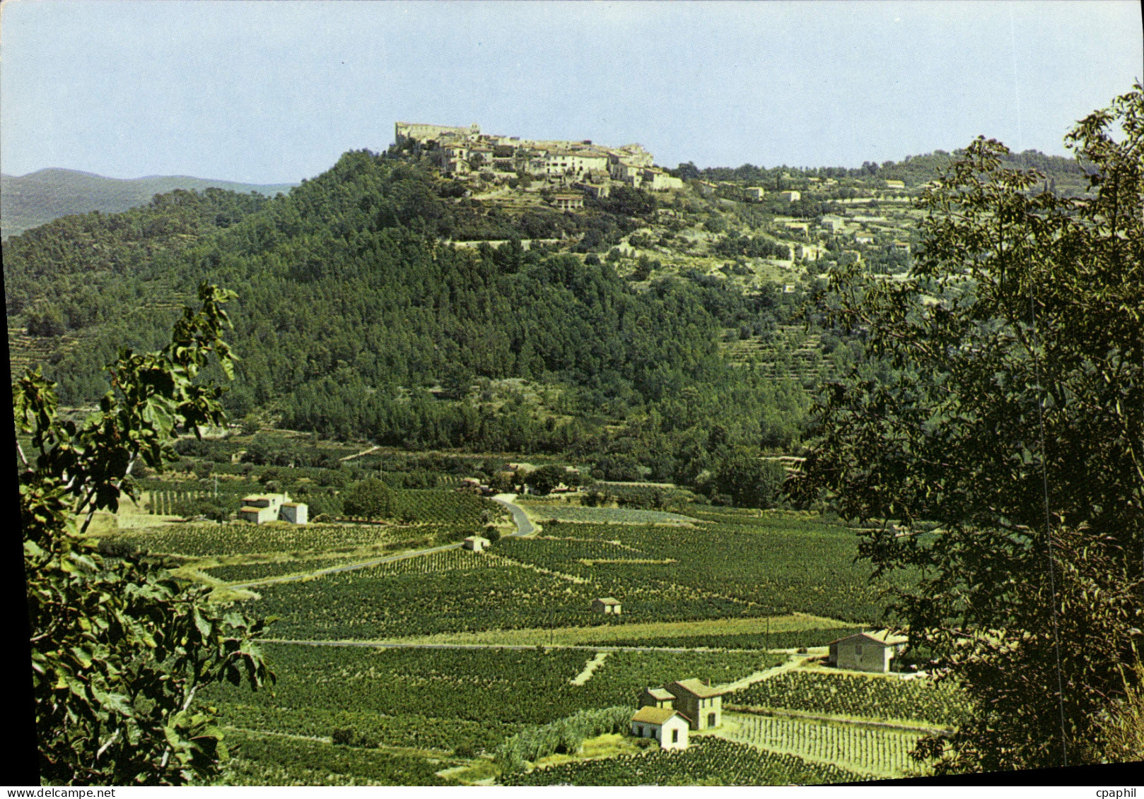 CPM Le Castellet Vue Panoramique Sur Le Village