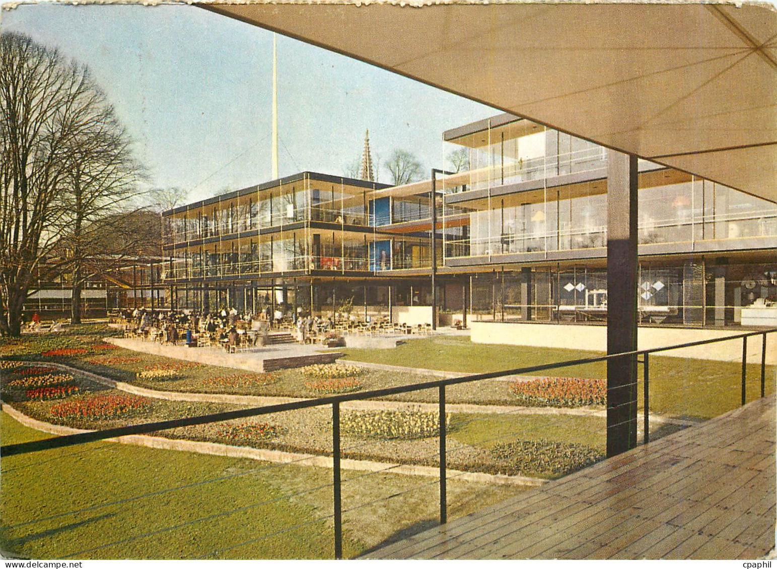 CPM Le pavillon de l'Allemagne Bruxelles 1958