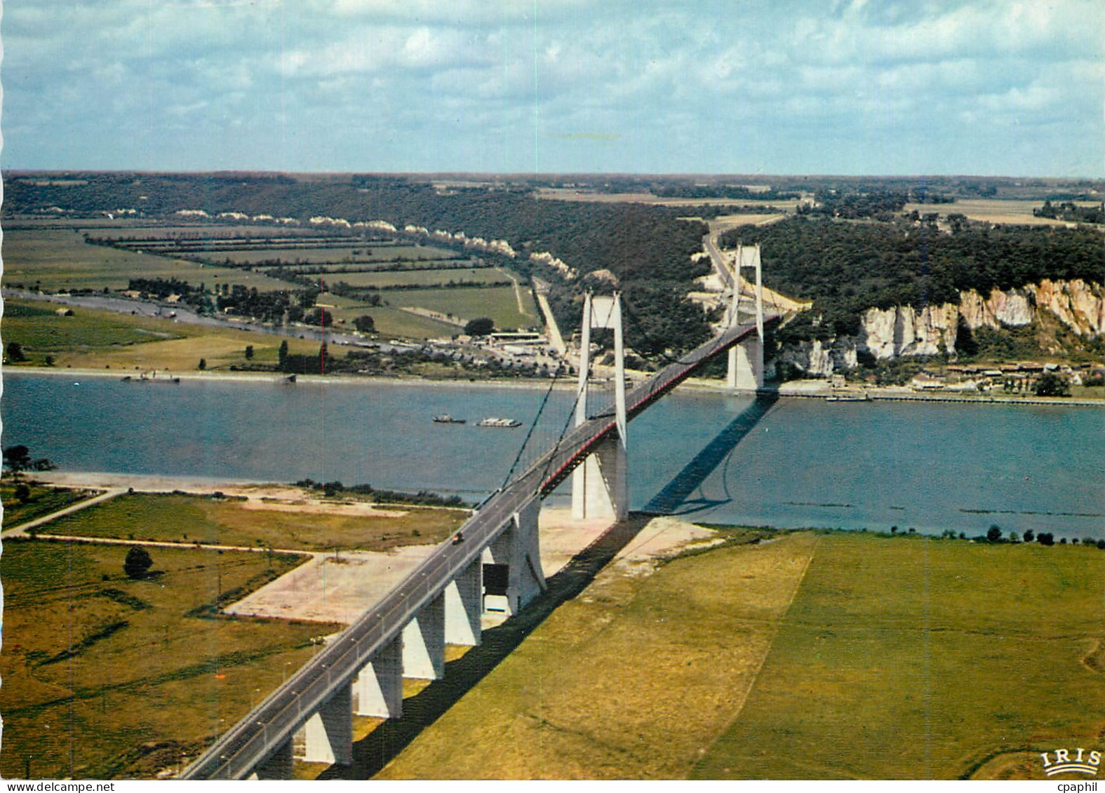 CPM Le Pont de Tancarville (Seine Maritime)