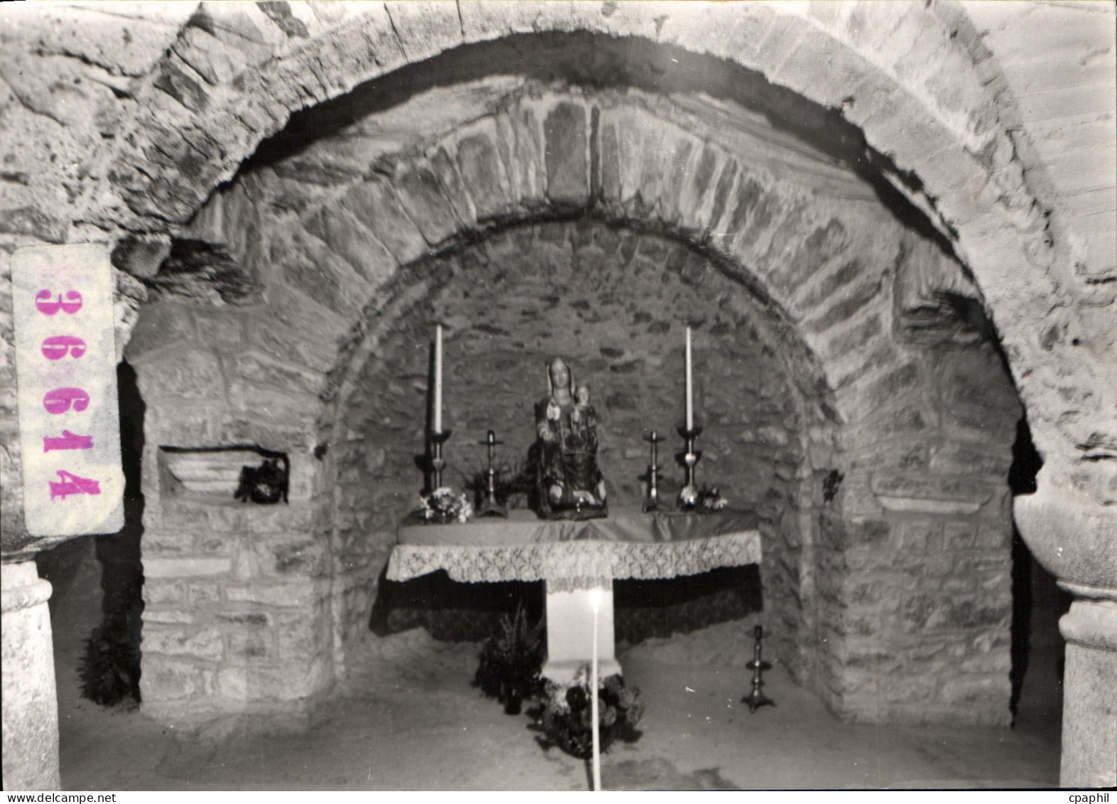 CPM Le Roussillon Saint Martin du Canigou Vierge de la Souterraine