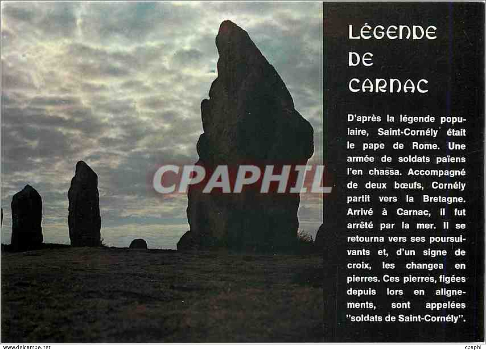 CPM Legende de Carnac