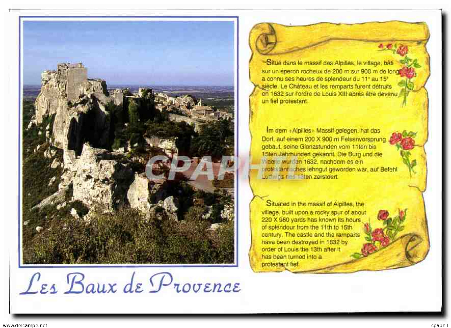 CPM Les Baux de Provence