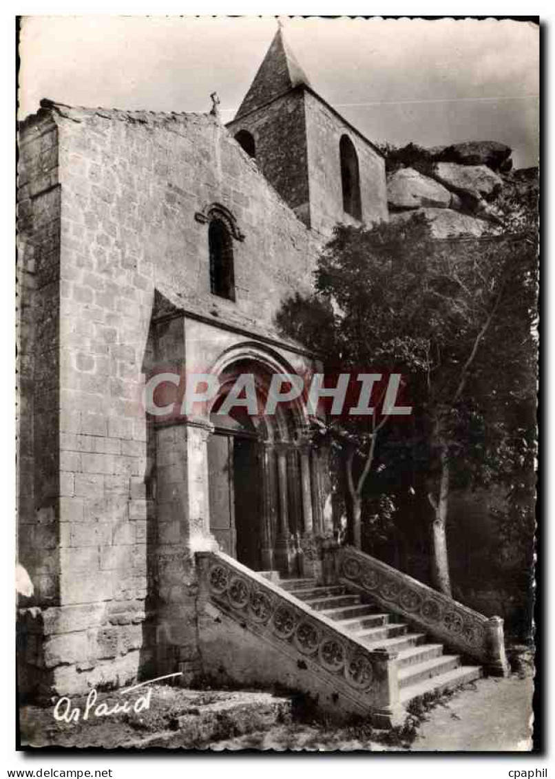 CPM Les Baux de Provence B du Rhone Eglise Saint Vincent Portail roman XII