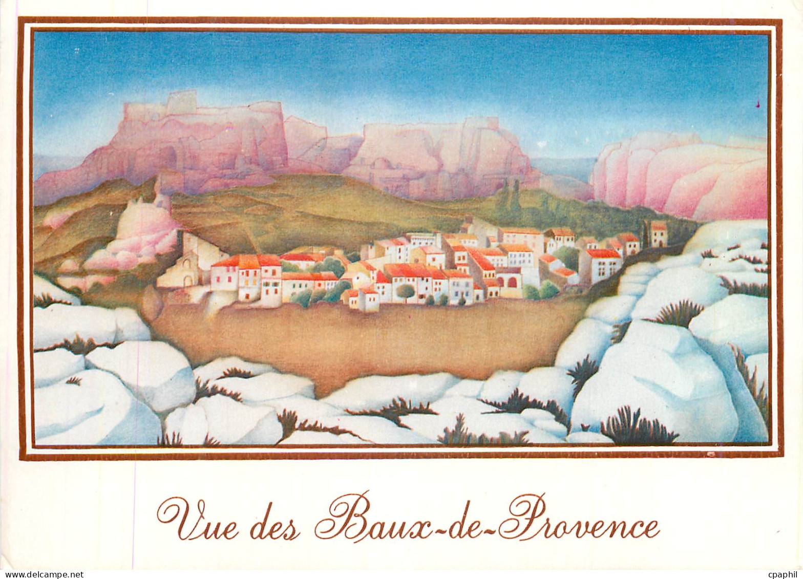 CPM Les Baux de Provence par Jacques Lebrun
