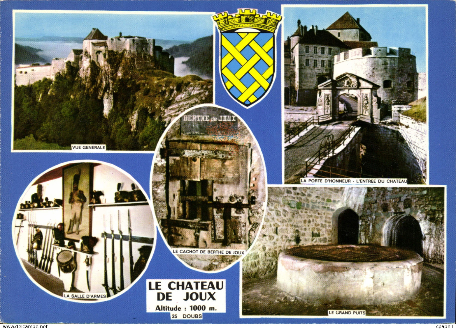 CPM Les beaux sites du Doubs Franche Comte Le Chateau de Joux