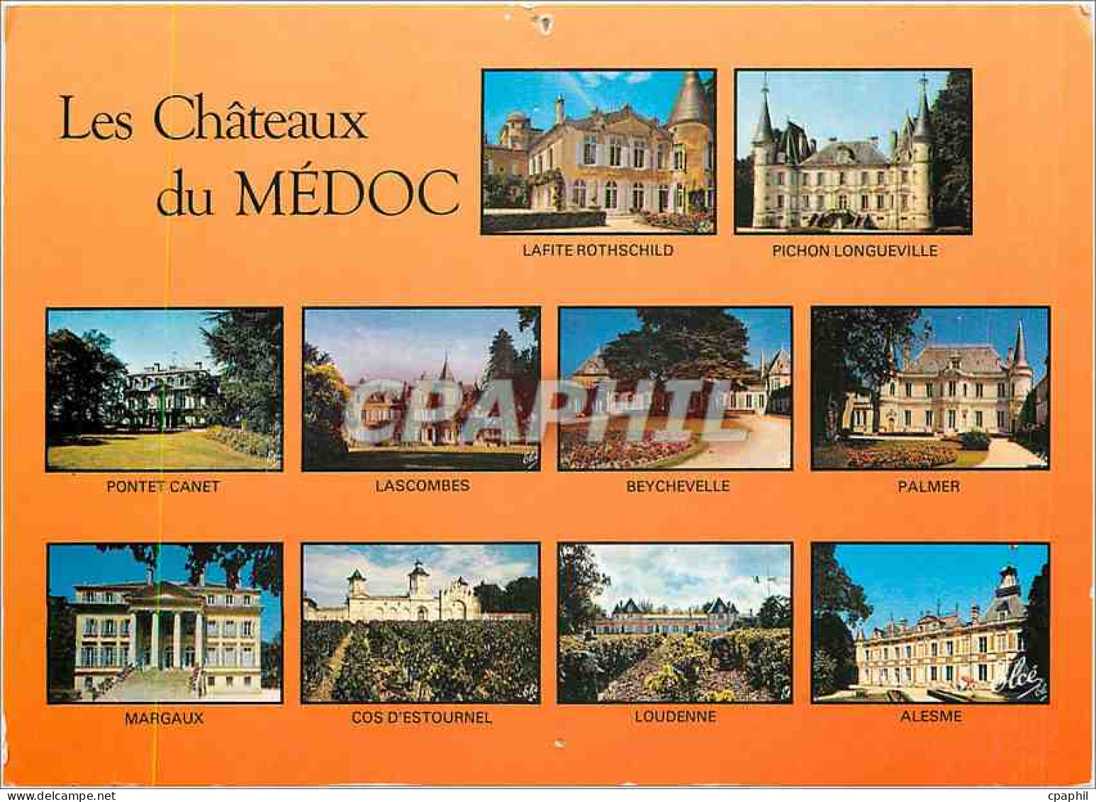 CPM Les Chateaux du Medoc Gironde Panorama