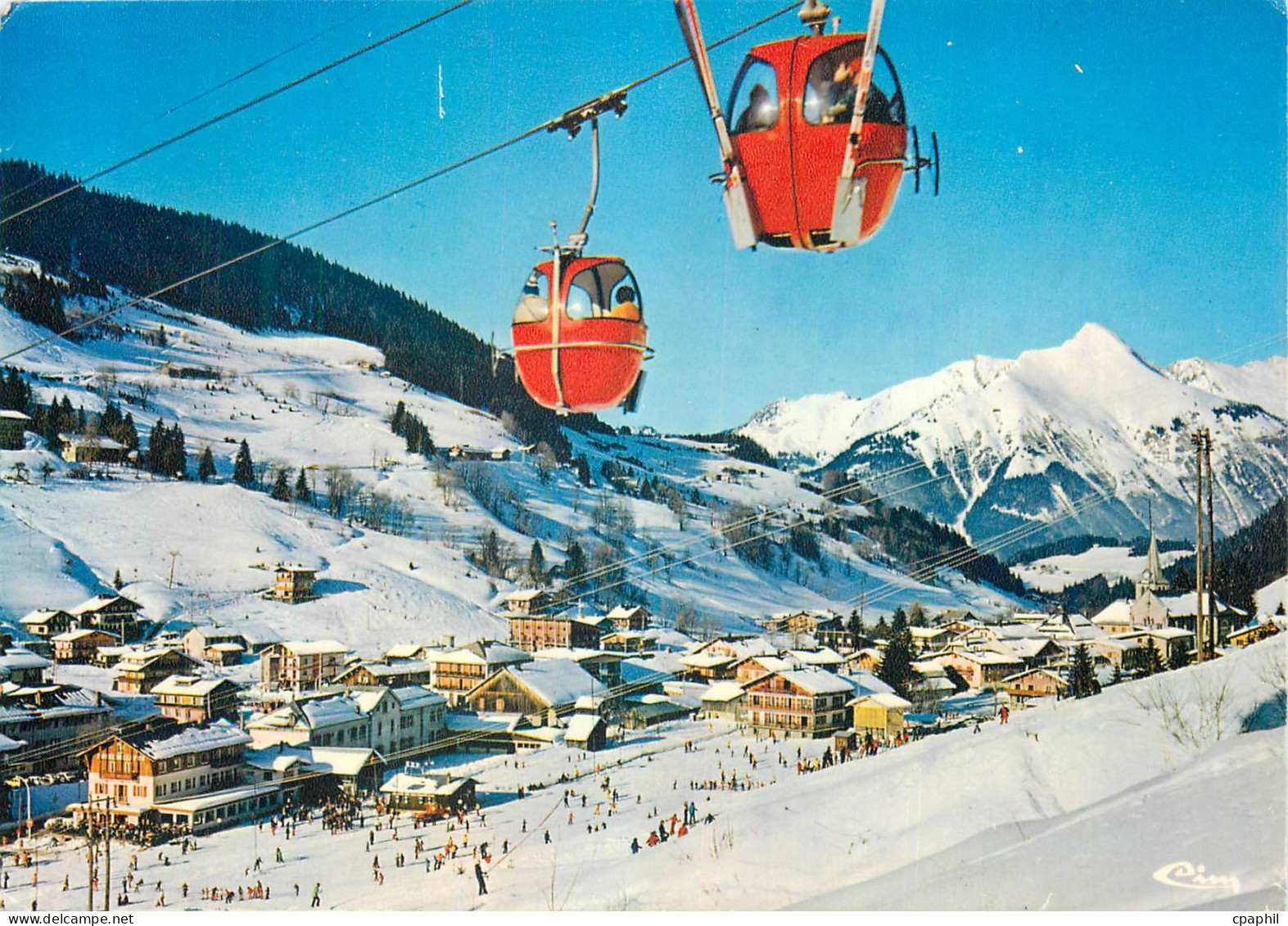 CPM Les Gets Hte Savoie Le telecabine des Chavannes