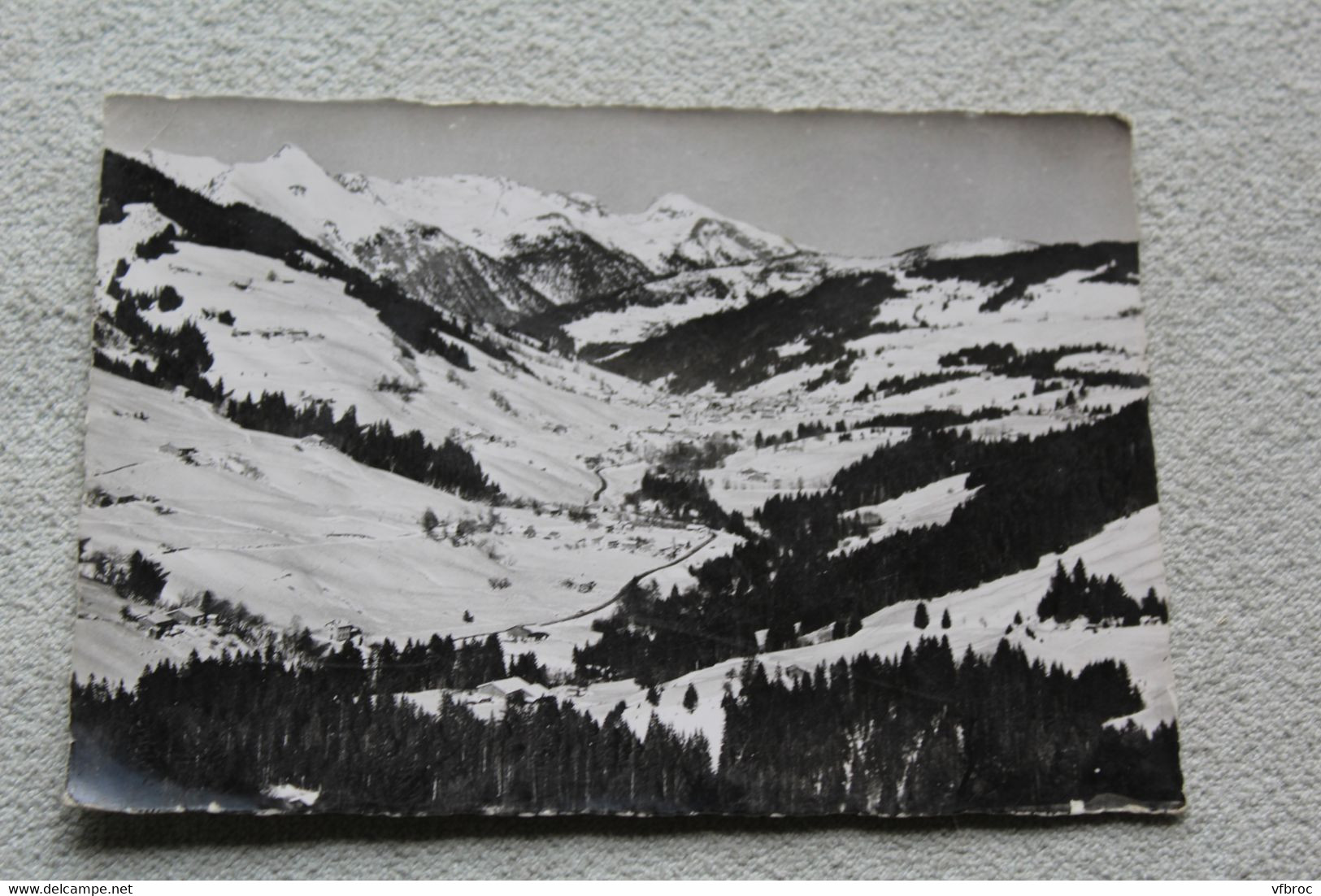 Cpm, Les Gets, vue générale, les Perrières et la station, haute Savoie 74