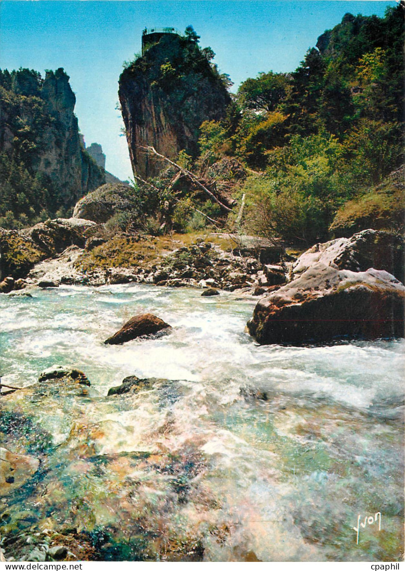 CPM Les Gorges du Tarn Lozere Le Tarn au Pas de Souci