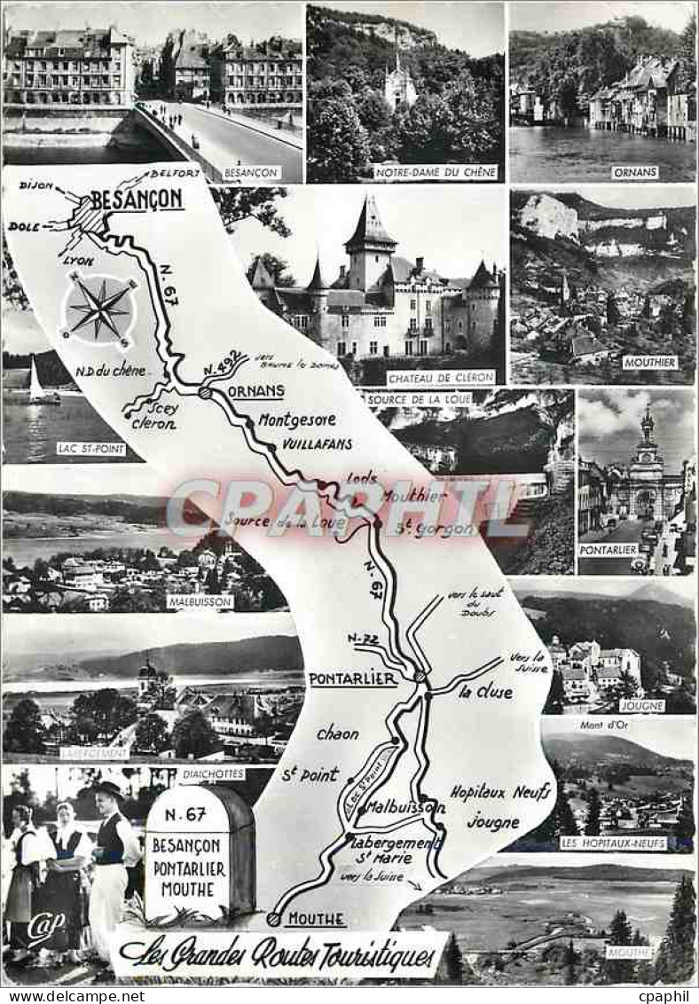 CPM Les Grandes Routes Touristique Besancon a Mouthe