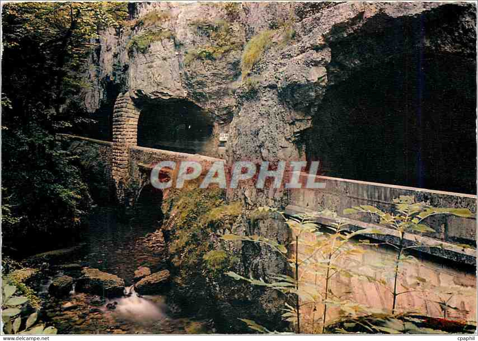 CPM Les Grands Goulets Les tunnels la Vernaison