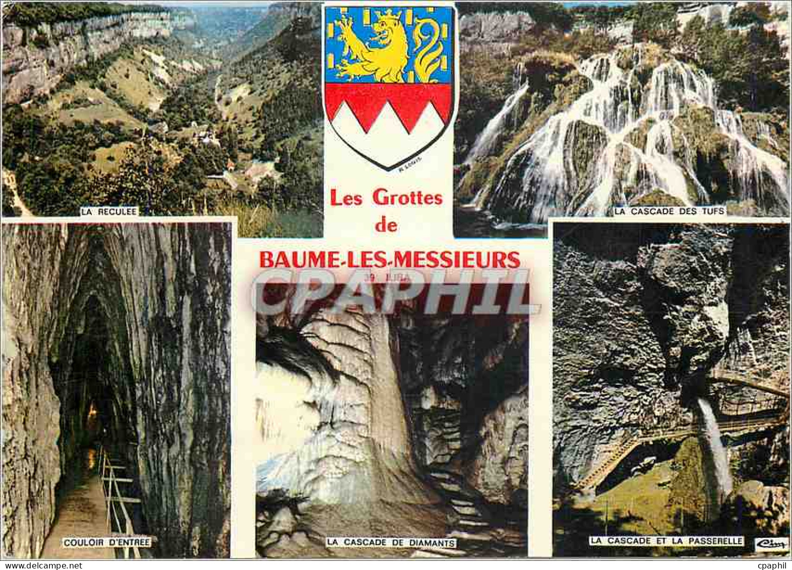 CPM Les Grottes de Baume Les Messieurs