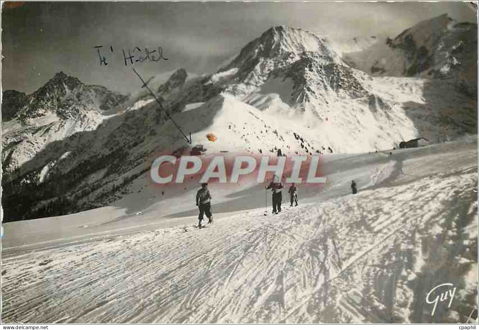 CPM Les Houches Le plateau de Bellevue en hiver