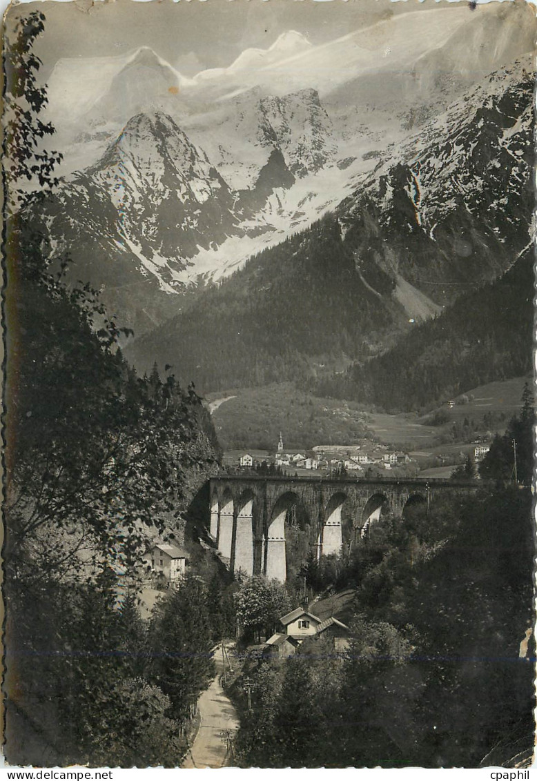 CPM Les Houches Mont Blanc Station Estivale et Hivernale