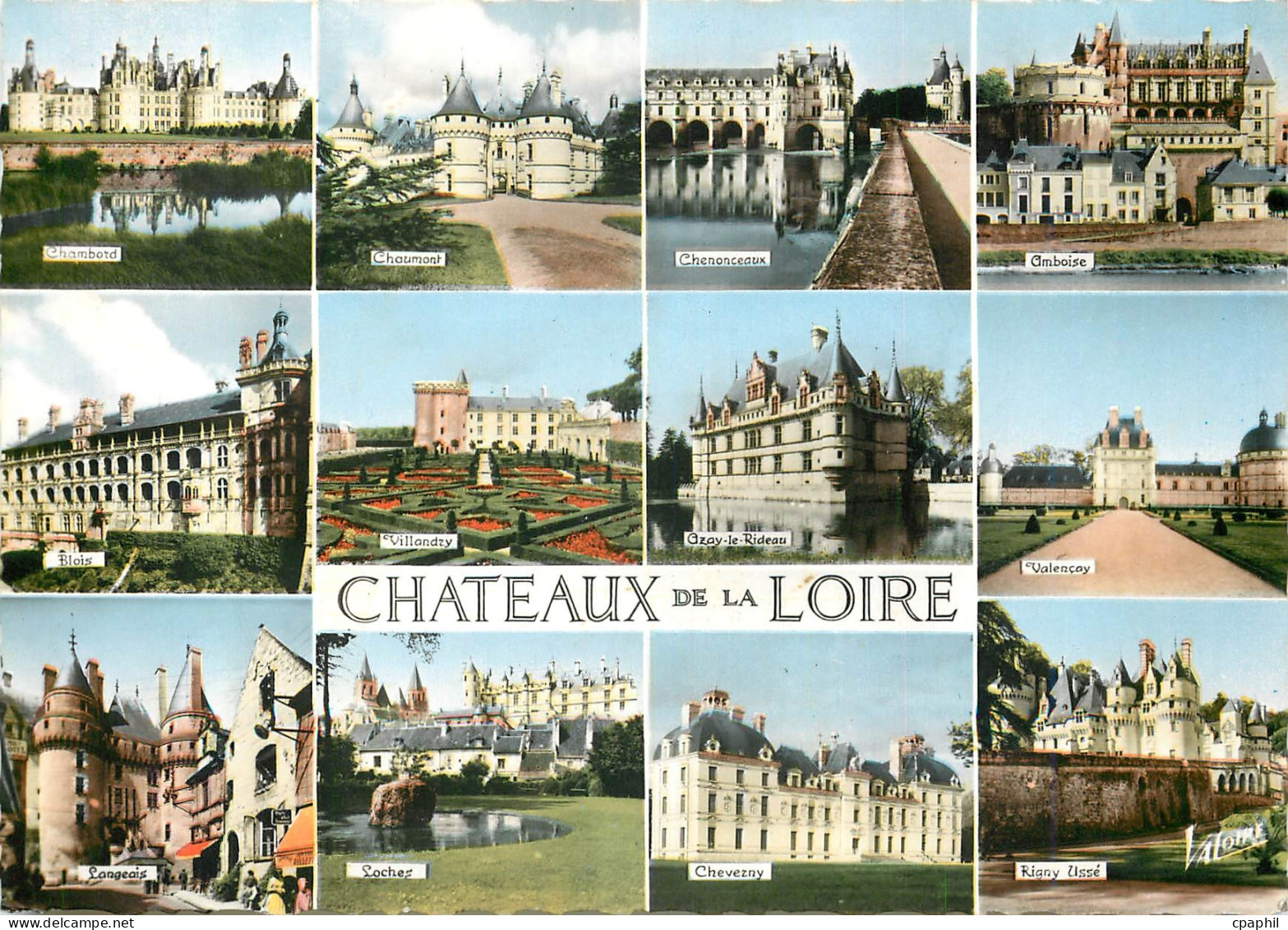 CPM Les Merveilles du Val de Loire Ses chateau
