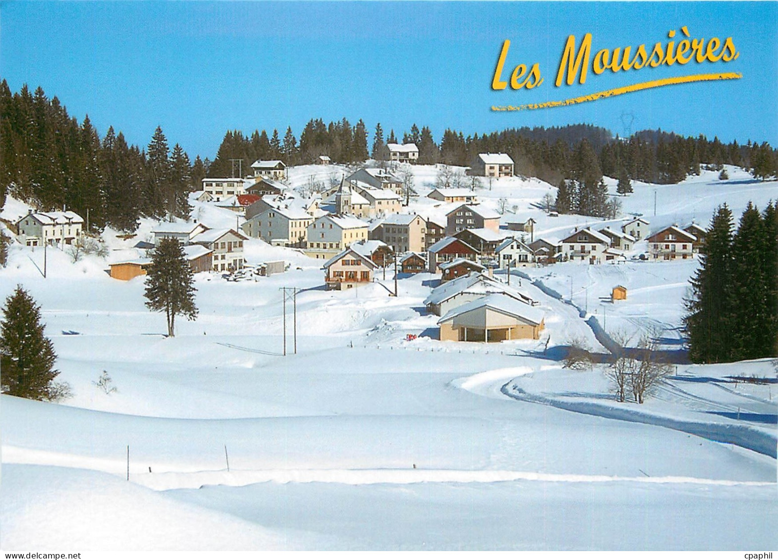 CPM Les Moussieres (Franche Comte Jura) Alt 1150 m