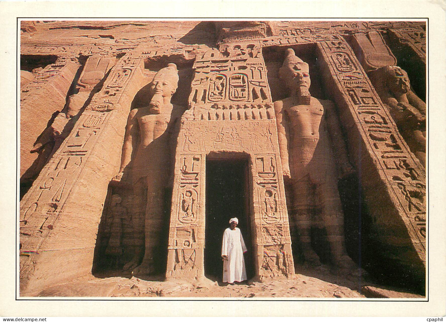 CPM Les Rois et les Reines Deesses du temple d Hator aussi nomme Petit Temple d Abu Simbel