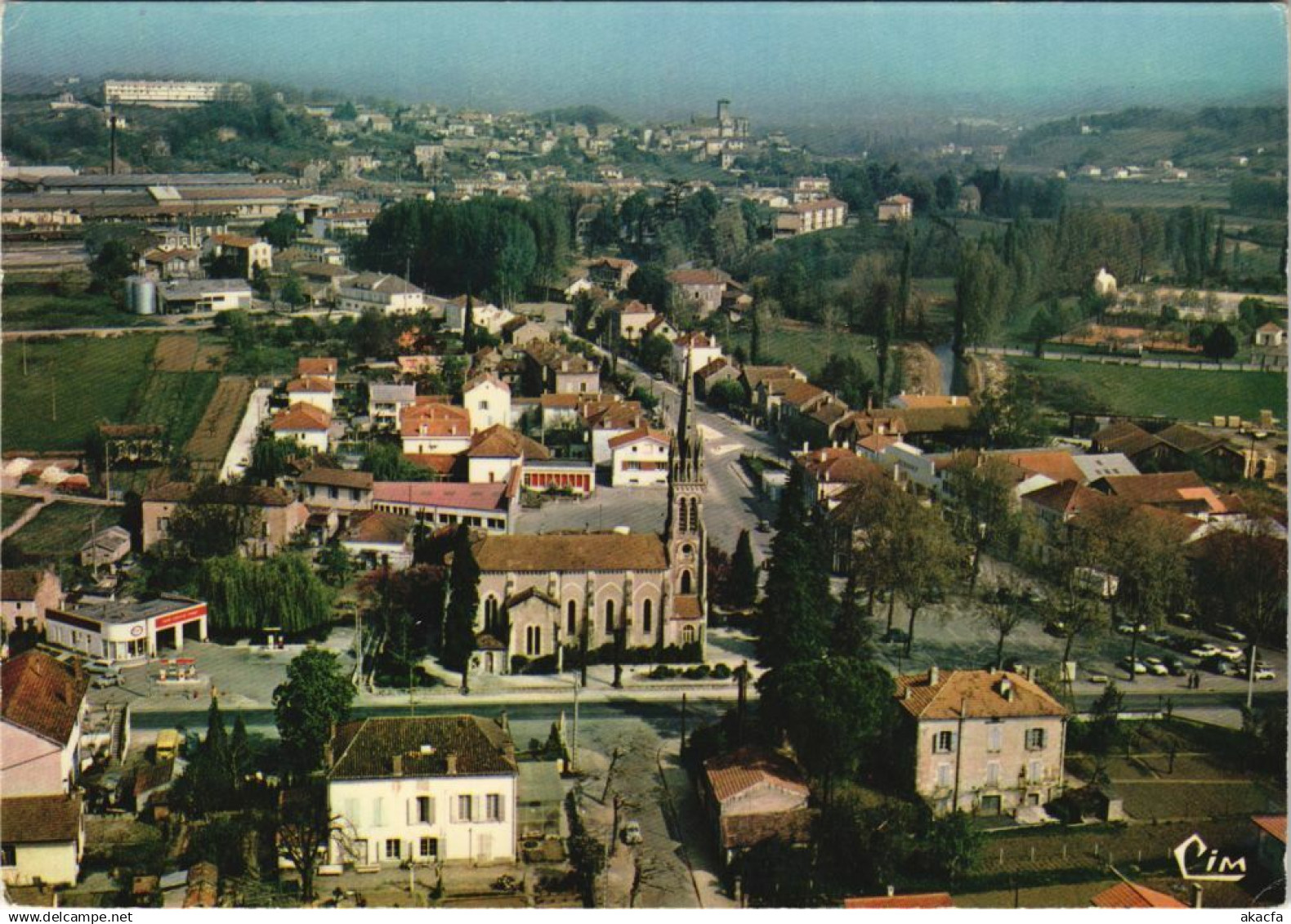 CPM Libos Vue Generale aerienne FRANCE (1172348)