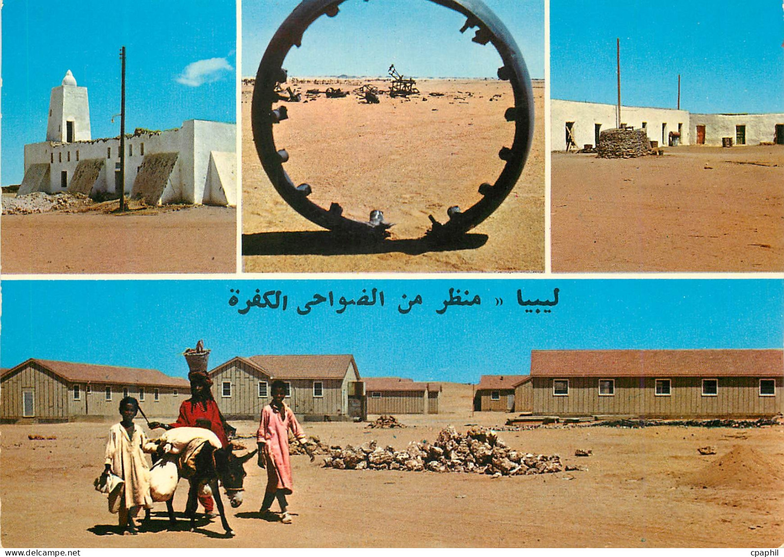 CPM Libye vues de l'oasis de kufra