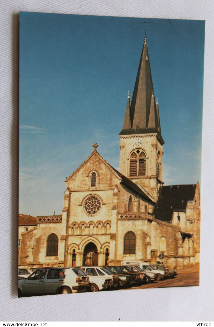 Cpm, Ligny en Barrois, église Notre Dame, Meuse 55