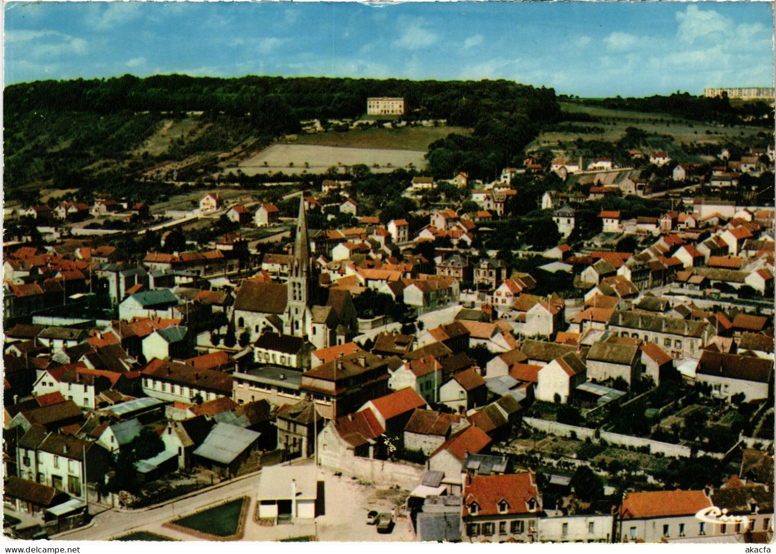 CPM Limay Vue generale aerienne FRANCE (1452781)