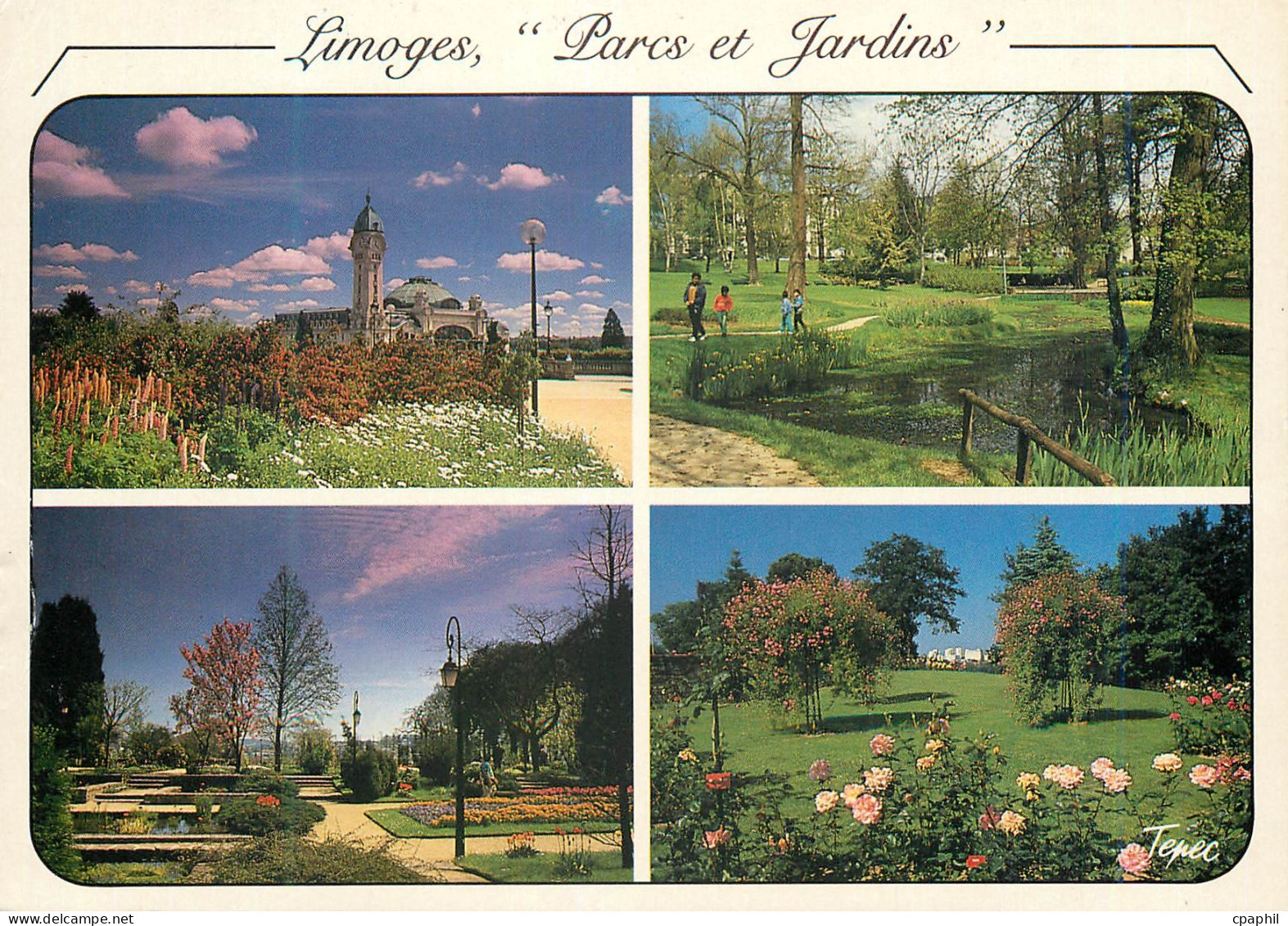 CPM Limoges Haute Vienne Limoges Parcs et Jardins