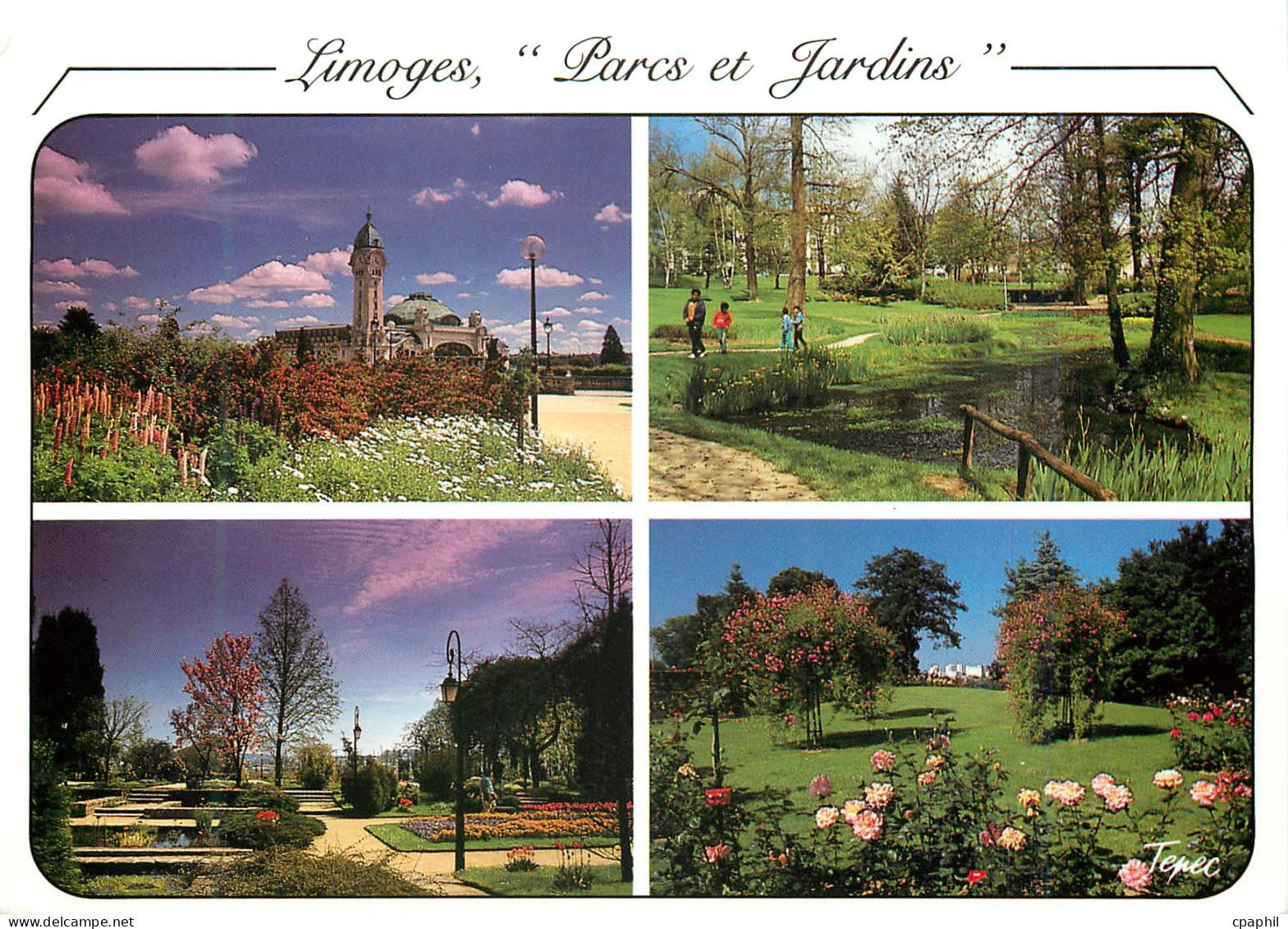 CPM Limoges Haute Vienne Parcs et Jardins
