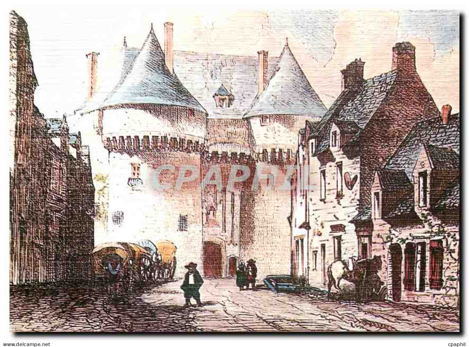 CPM Lithographie Bretagne Ancienne Guerande