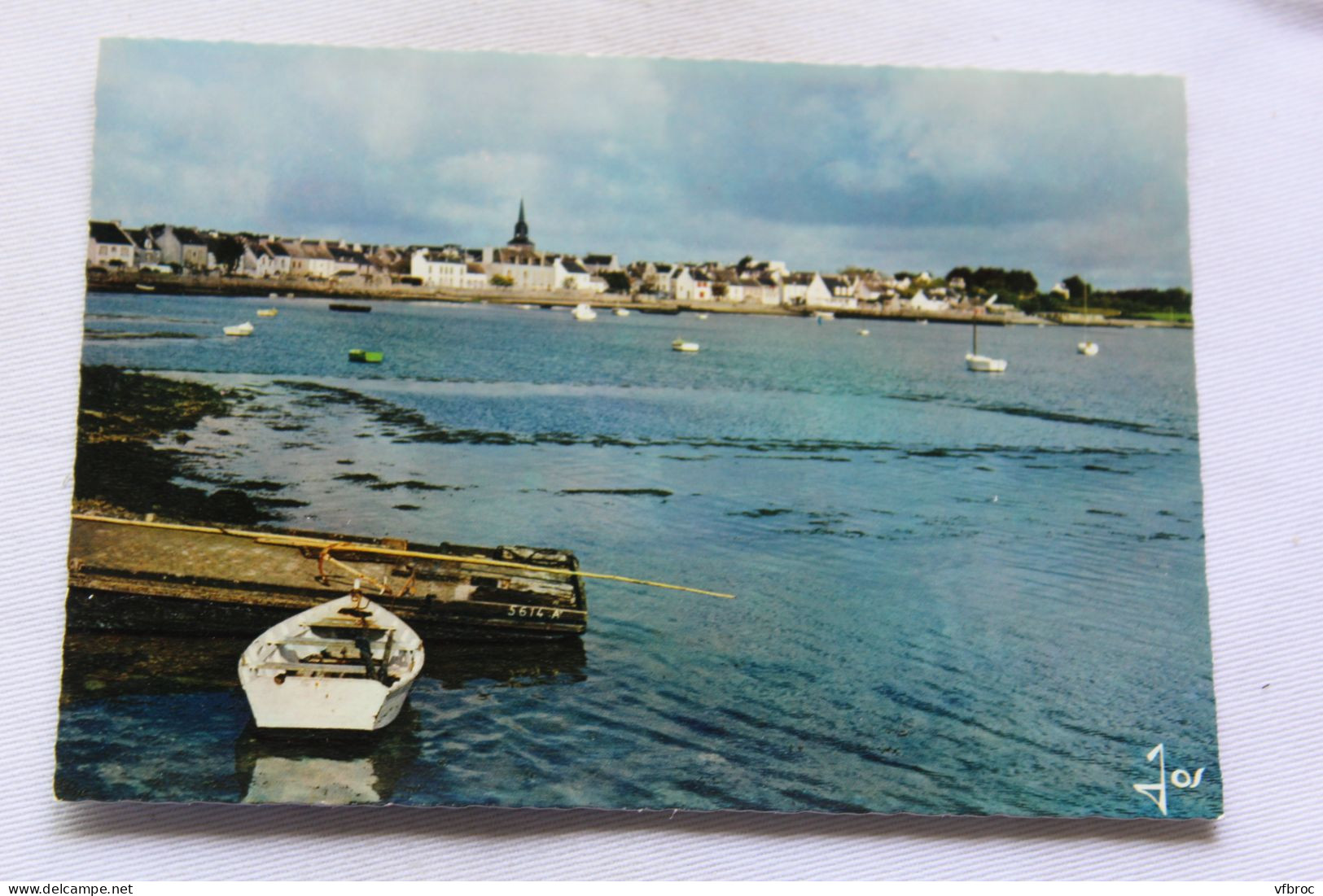 Cpm, Locmariaquer, vue générale sur la ville, Morbihan 56