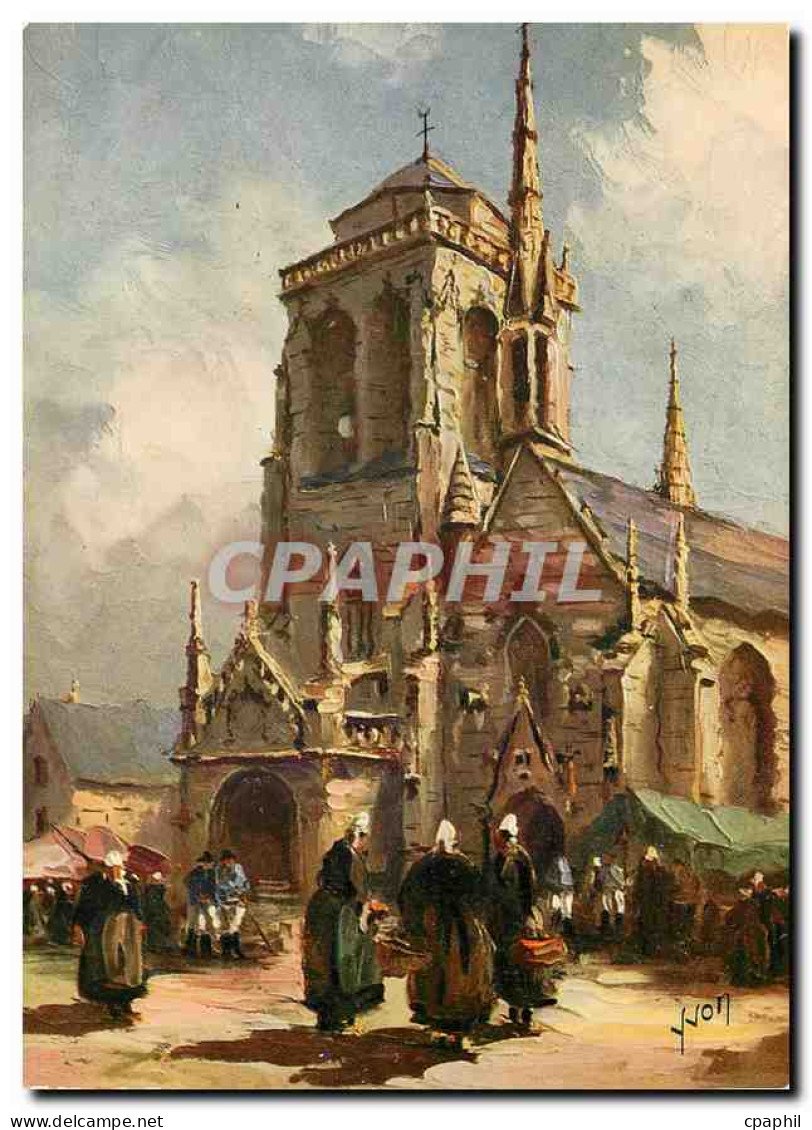 CPM Locronan (Finistere) L'Eglise
