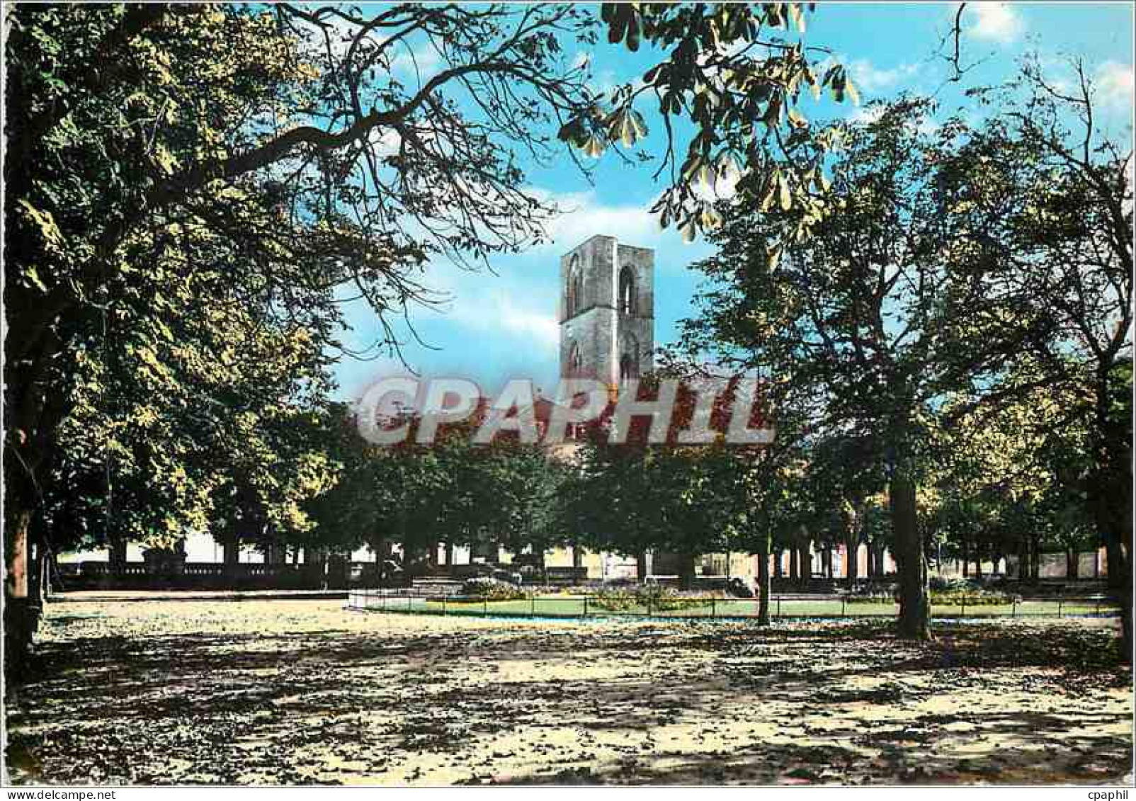 CPM Lodeve (Herault) Le Parc et la Tour de St Fuleran