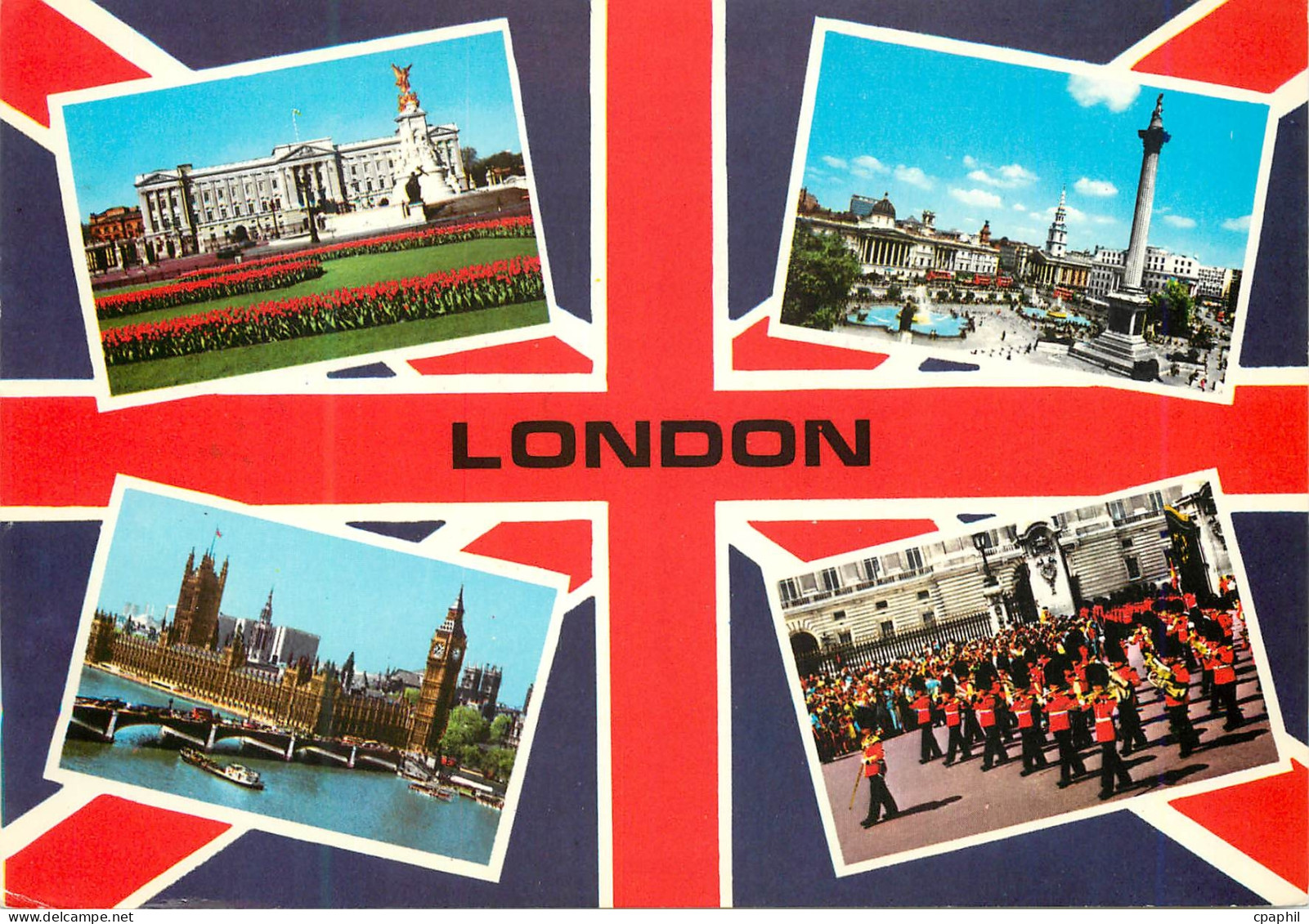 CPM London Buckingham Palace Houses of Parliament Trafalgar Square Buckingham Palace