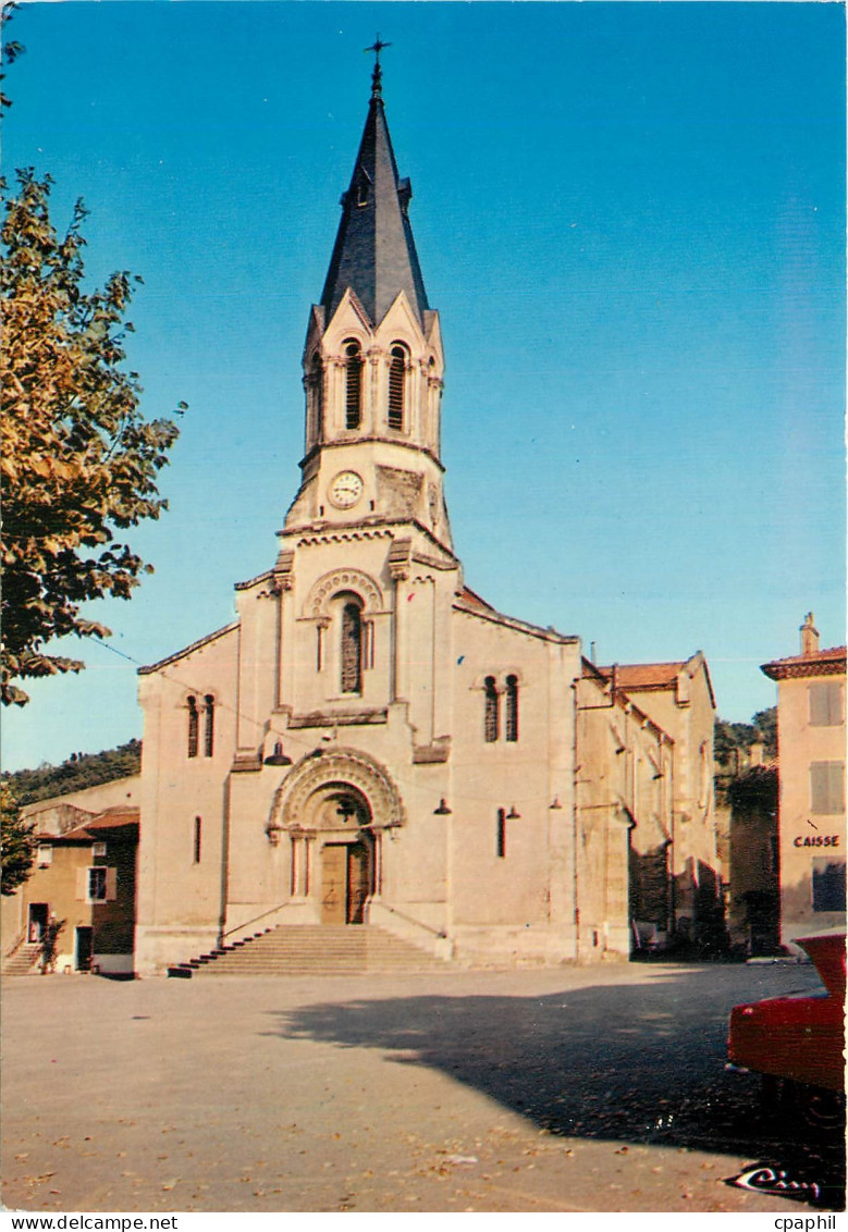 CPM Loriol (Drome) Place de l'eglise