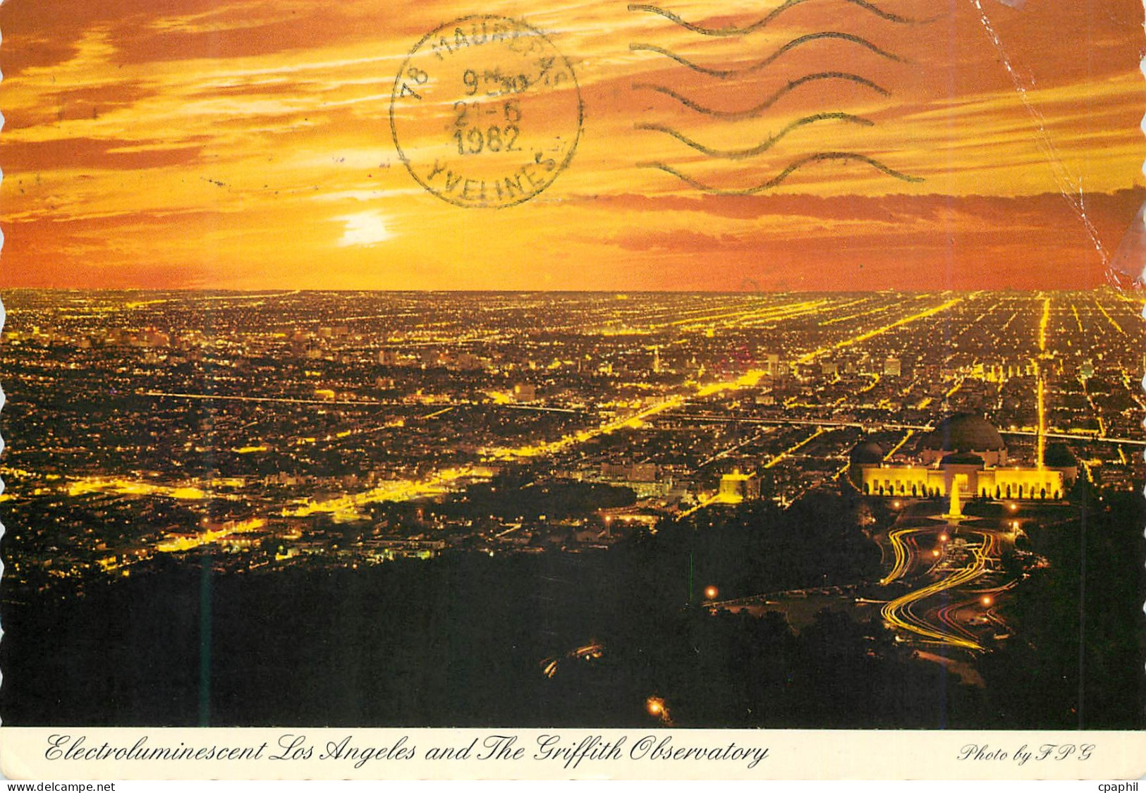 CPM Los angeles sunset over exciting Los angeles