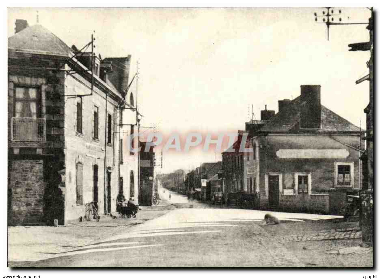 CPM Louvigne De Bais Route De Vitre