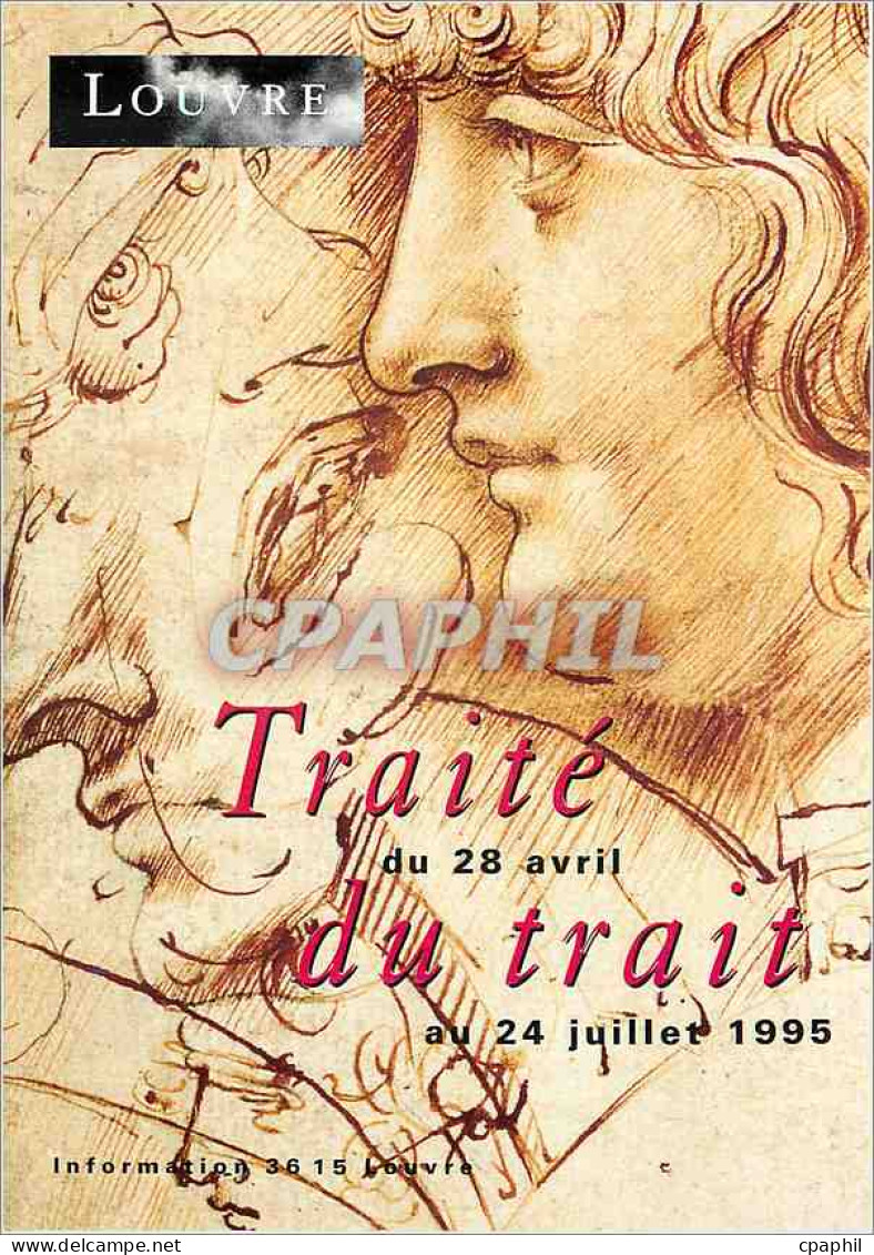 CPM Louvre Traite du trait Paris