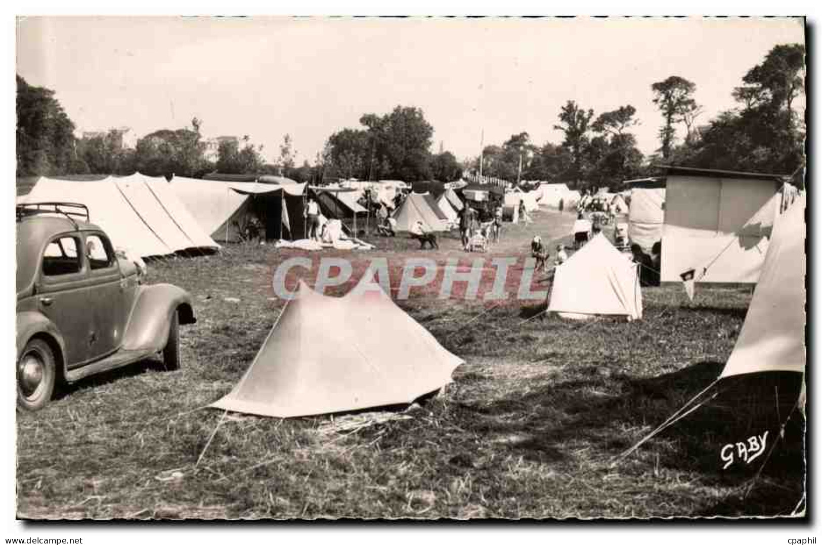 CPM Luc sur Mer Le Camping
