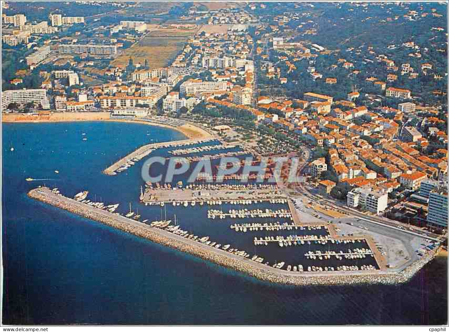 CPM Lumiere et Beaute de la Cote d'Azur Sainte Maxime vue aerienne du port de Plaisance